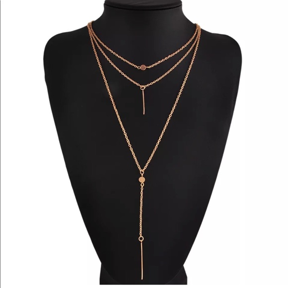 Jewelry - NWT goldtone layered necklace